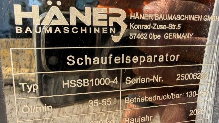 HANER  HSSB1000 SCREENING BUCKET FOR EXCAVATOR